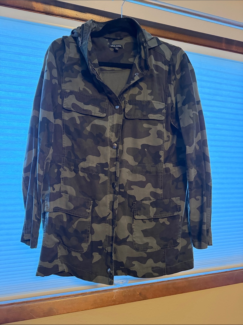 (27)Dear John Green/Black Camouflage Utility Jacket